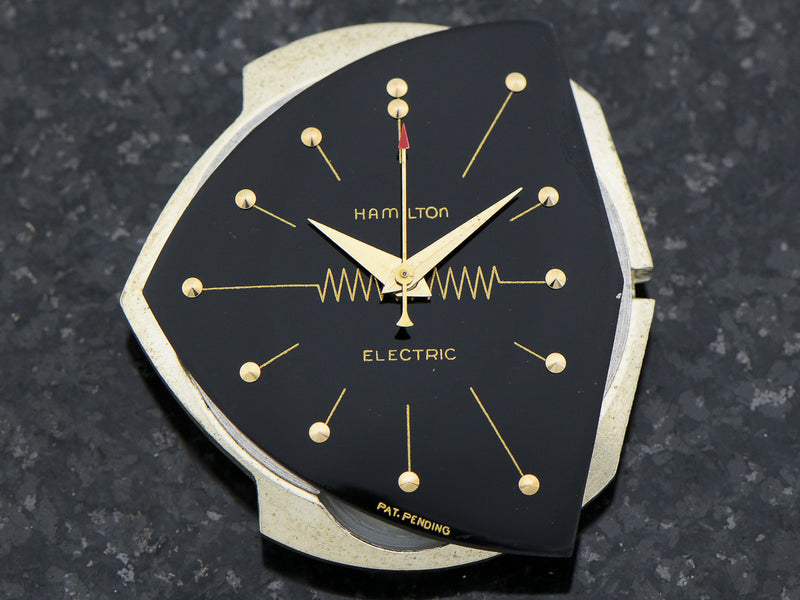 Hamilton Electric 14K Ventura Black Dial