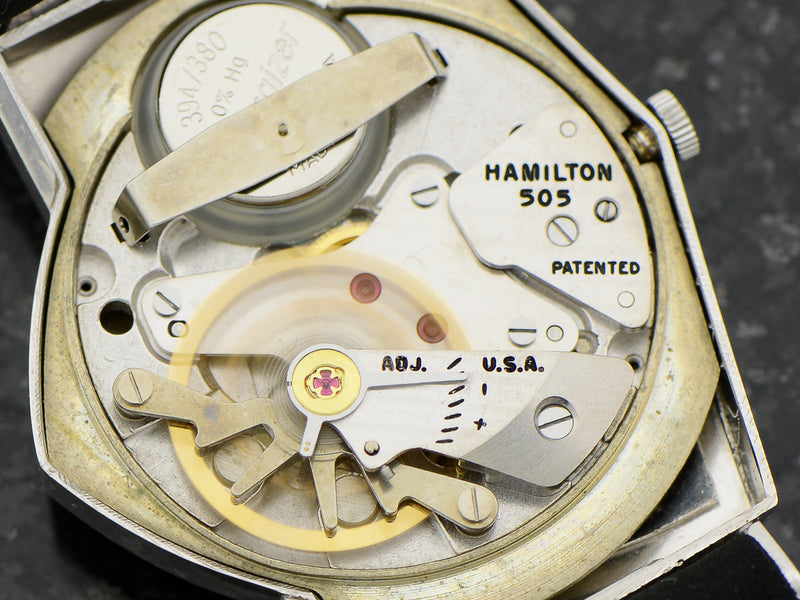 Hamilton Electric 14K White Gold Diamond Dial Ventura
