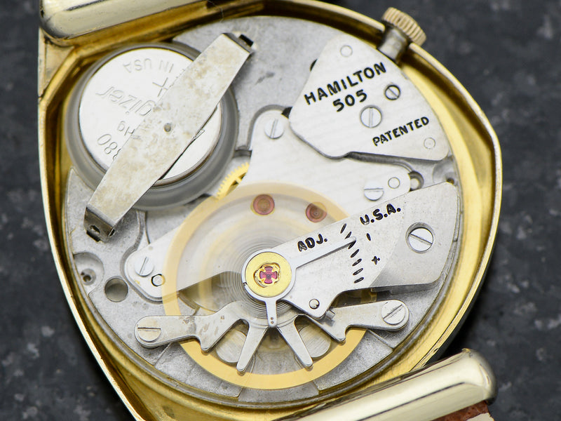 Hamilton Electric Savitar 14K Yellow Gold Watch