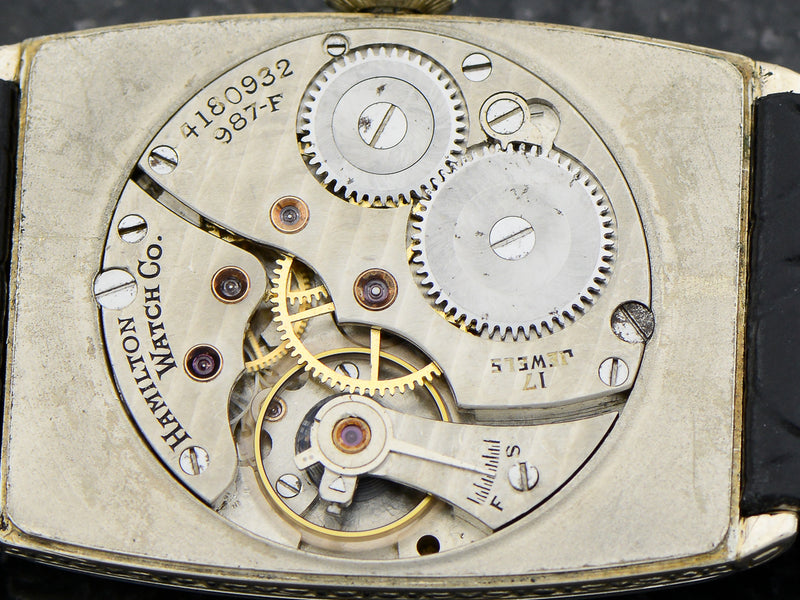 Hamilton Gladstone 14K White Gold Filled 987-F Movement