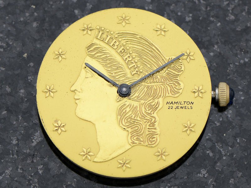 Hamilton 14K Liberty Coin Vintage Watch Dial