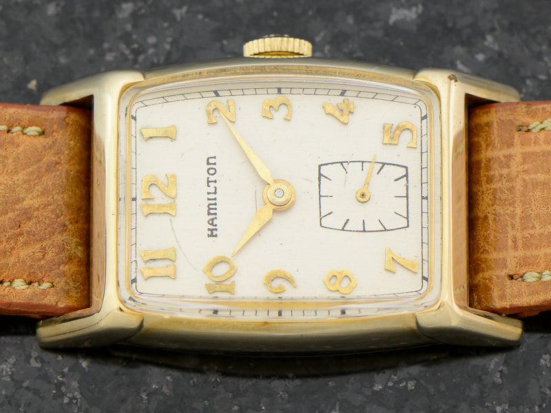 Hamilton 10k gold filled vintage 2025 watch