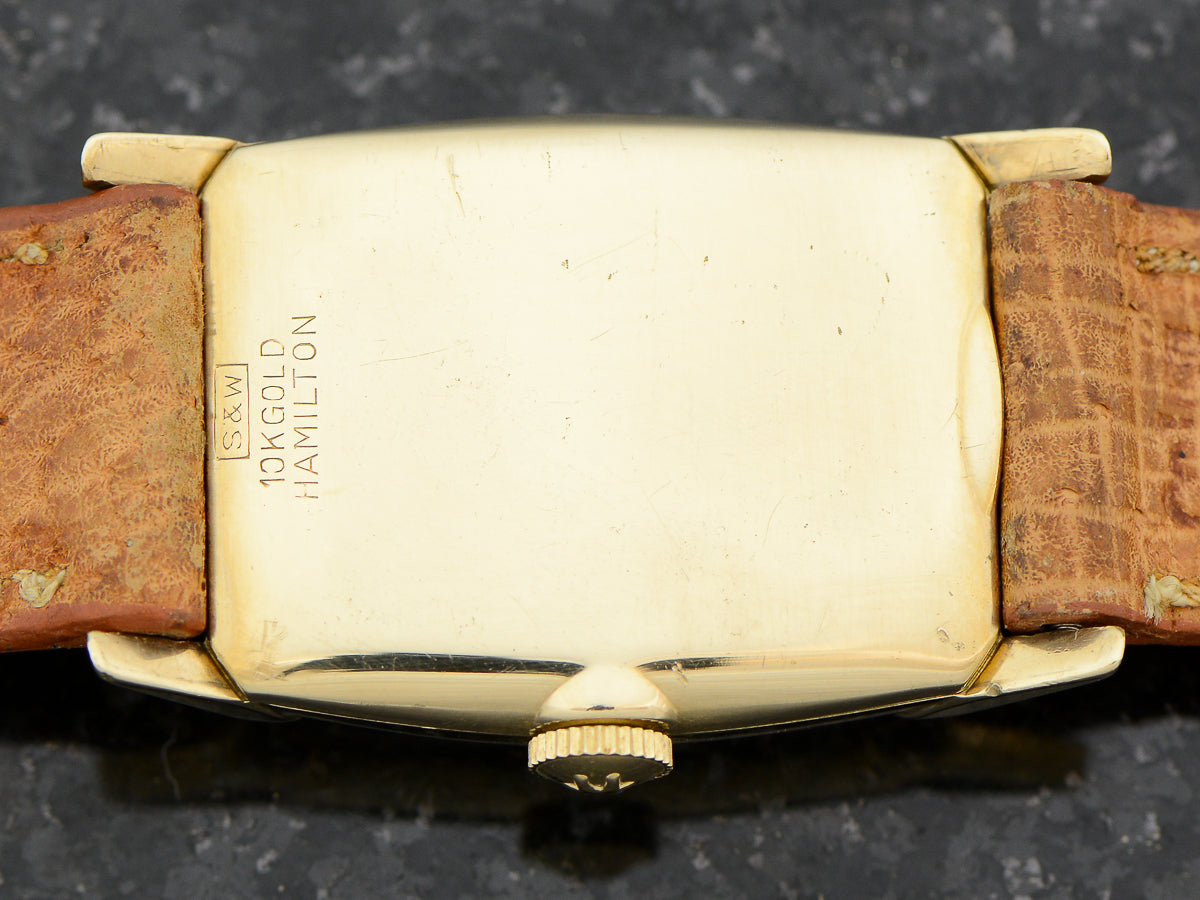 Hamilton 10k gold watch deals