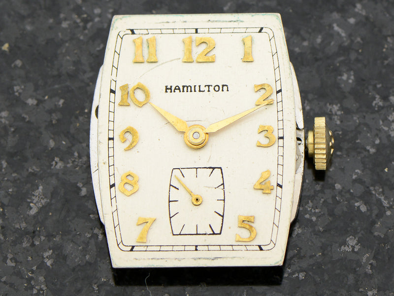 Hamilton 10K Solid Gold Turner Vintage Watch Dial