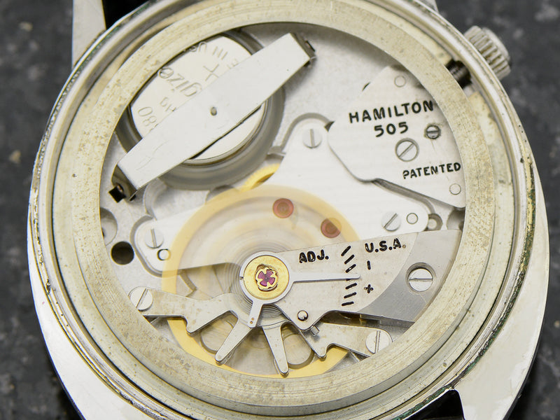 Hamilton Electric White GF Saturn 505 electric movement