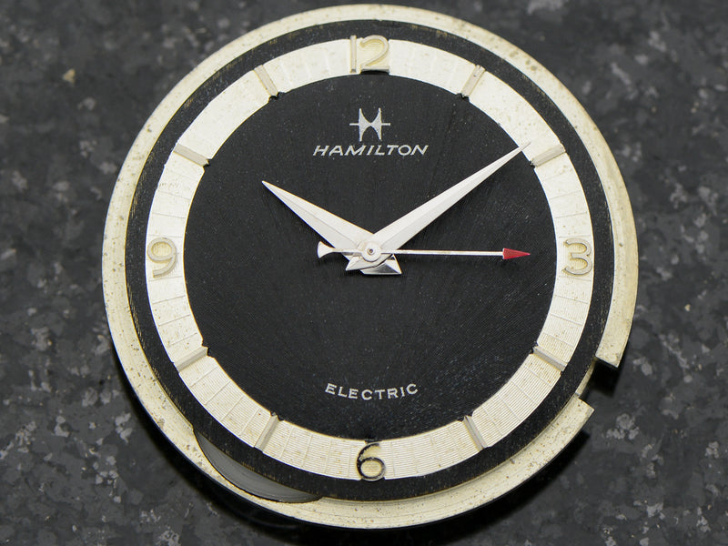 Hamilton Electric White GF Saturn Original Black Dial
