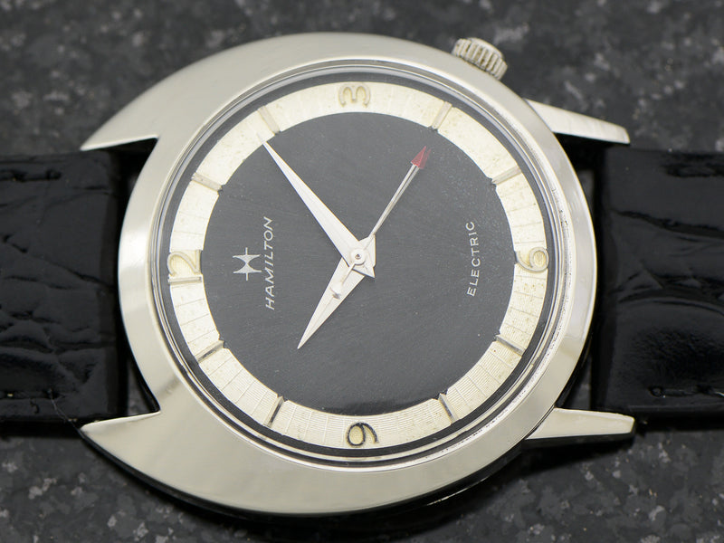 Hamilton Electric White GF Saturn Original Black Dial