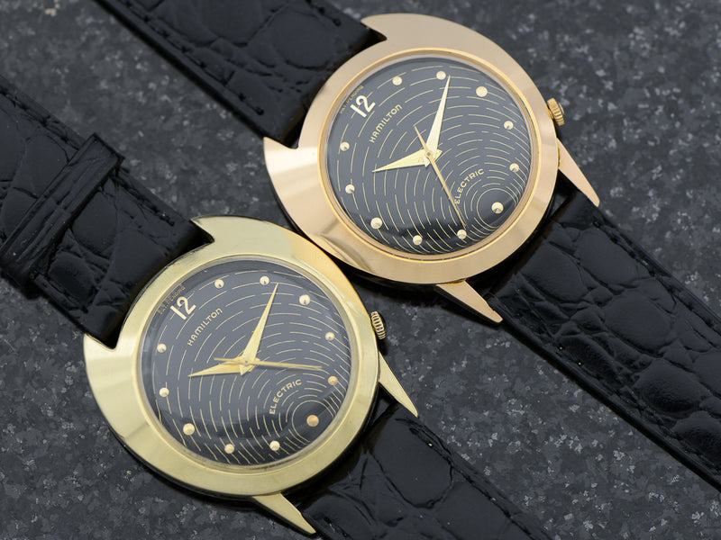 Hamilton Electric 18K Rose Gold Spectra Original Black Dial & 502 Movement