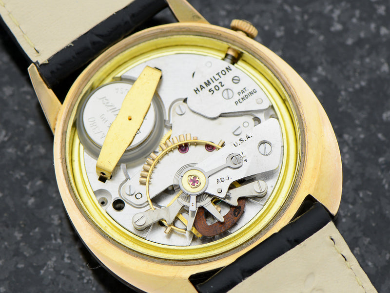 Hamilton Electric 18K Rose Gold Spectra Original Black Dial & 502 Movement