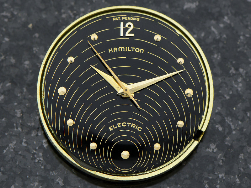 Hamilton Electric 18K Rose Gold Spectra Original Black Dial & 502 Movement