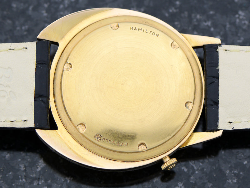 Hamilton Electric 18K Rose Gold Spectra Original Black Dial & 502 Movement