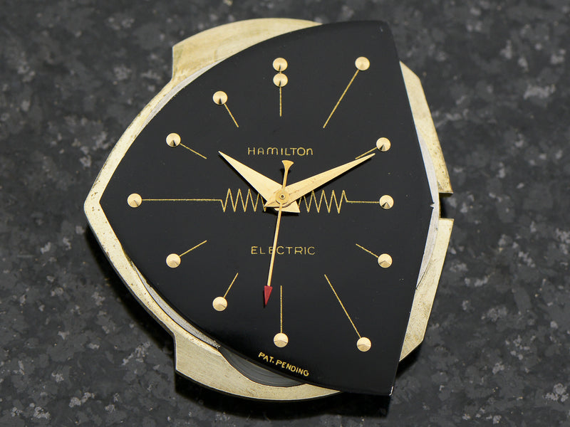 Hamilton Electric 14K Ventura Black Dial from Unwind In Time 