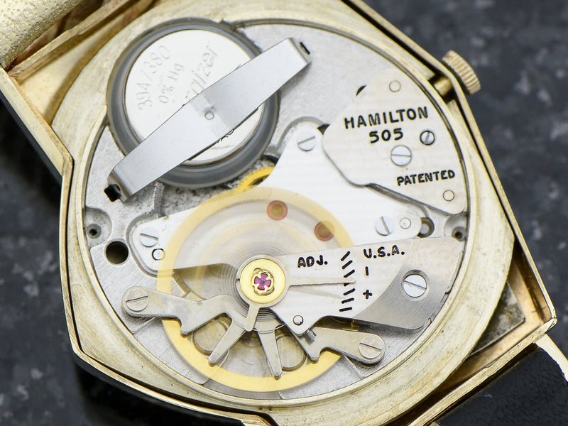 Hamilton Electric 14K Ventura Black Dial from Unwind In Time 