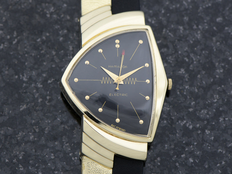 Hamilton Electric 14K Ventura Black Dial from Unwind In Time 