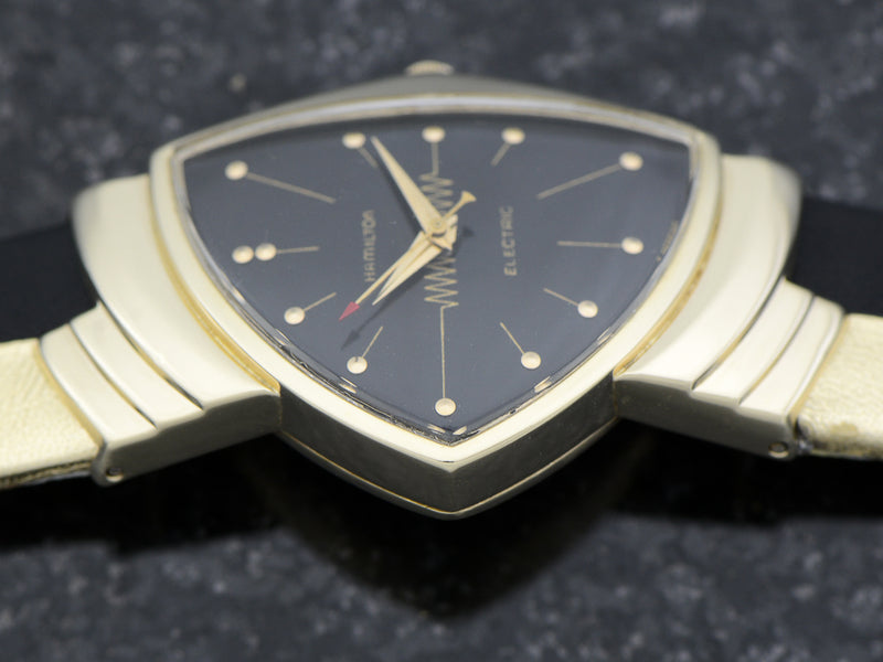 Hamilton Electric 14K Ventura Black Dial from Unwind In Time 