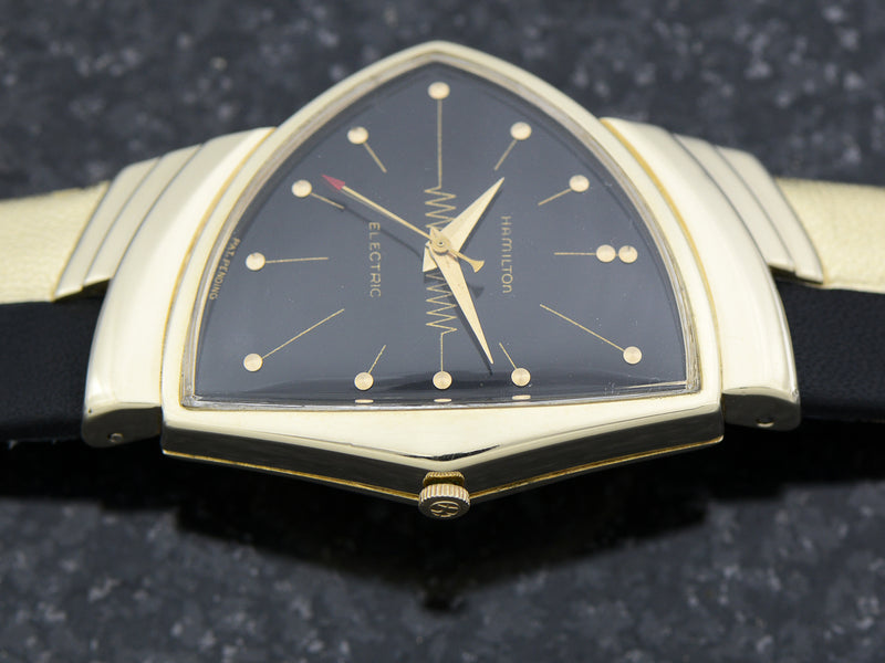 Hamilton Electric 14K Ventura Black Dial from Unwind In Time 