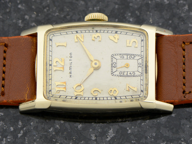 Hamilton 14K Solid Gold Donald Vintage Watch