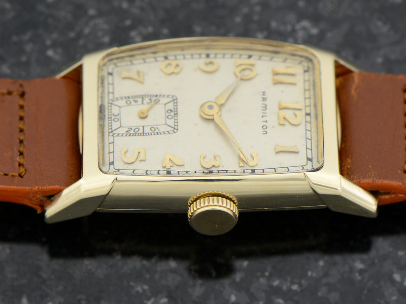 Hamilton 14K Solid Gold Donald Vintage Watch