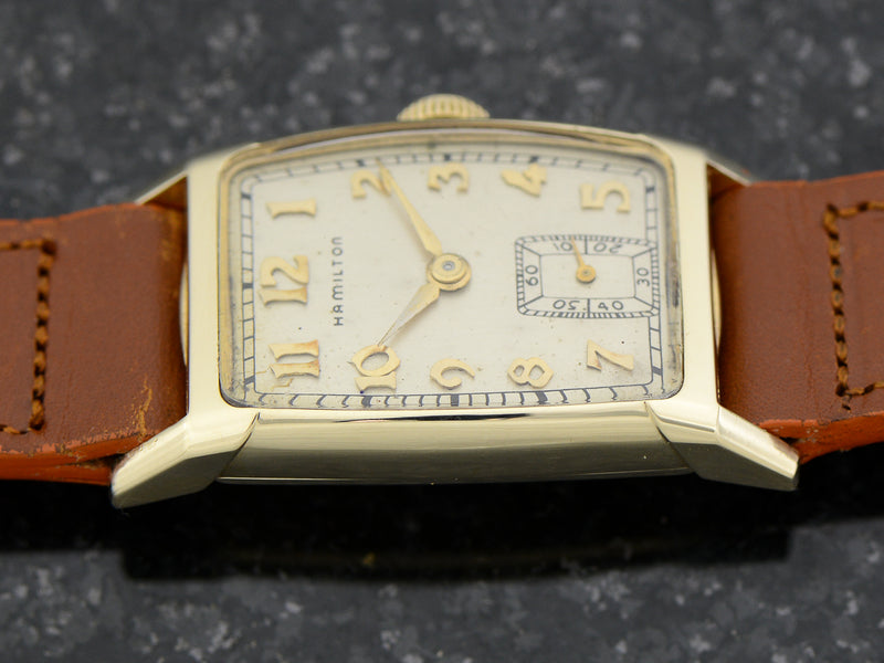 Hamilton 14K Solid Gold Donald Vintage Watch
