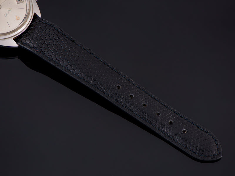 Used Genuine Lizard Black Watch Strap