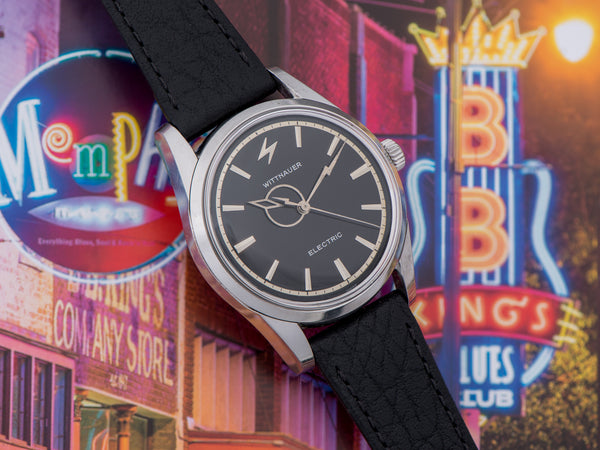 Wittnauer Electro-Chron 4760 Black Dial Watch