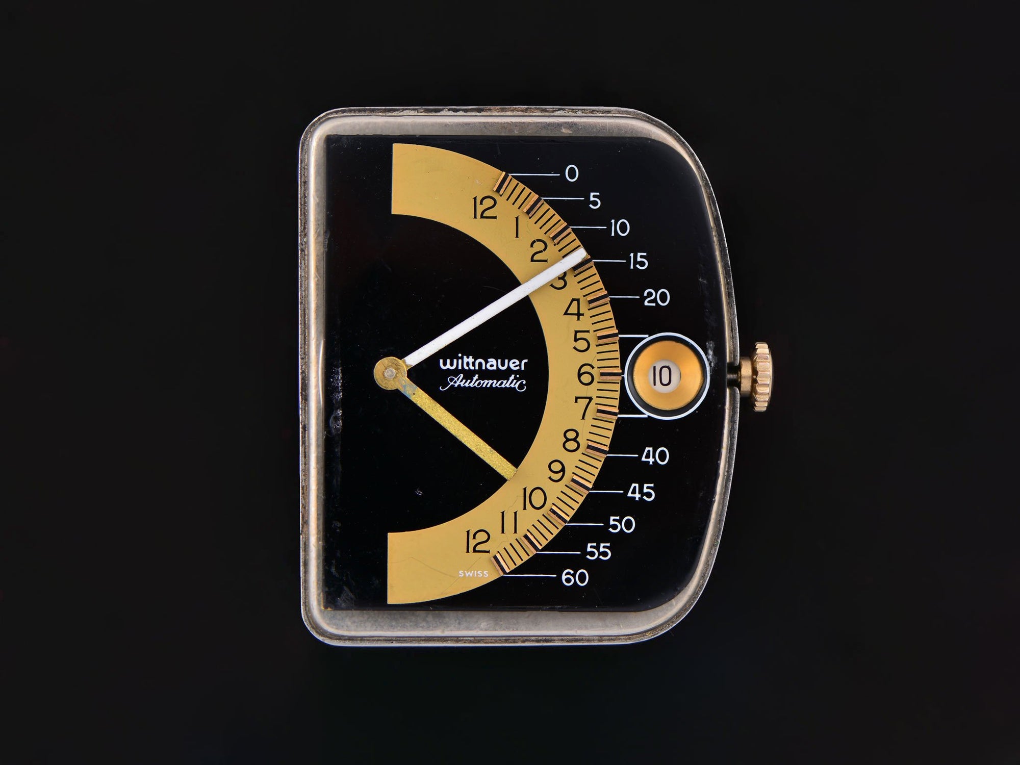 Wittnauer Futurama Black Dial Watch | Unwind In Time