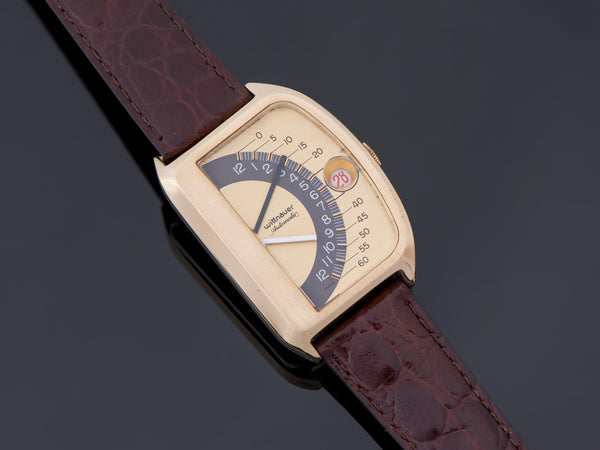Wittnauer Futurama Gold Dial Watch