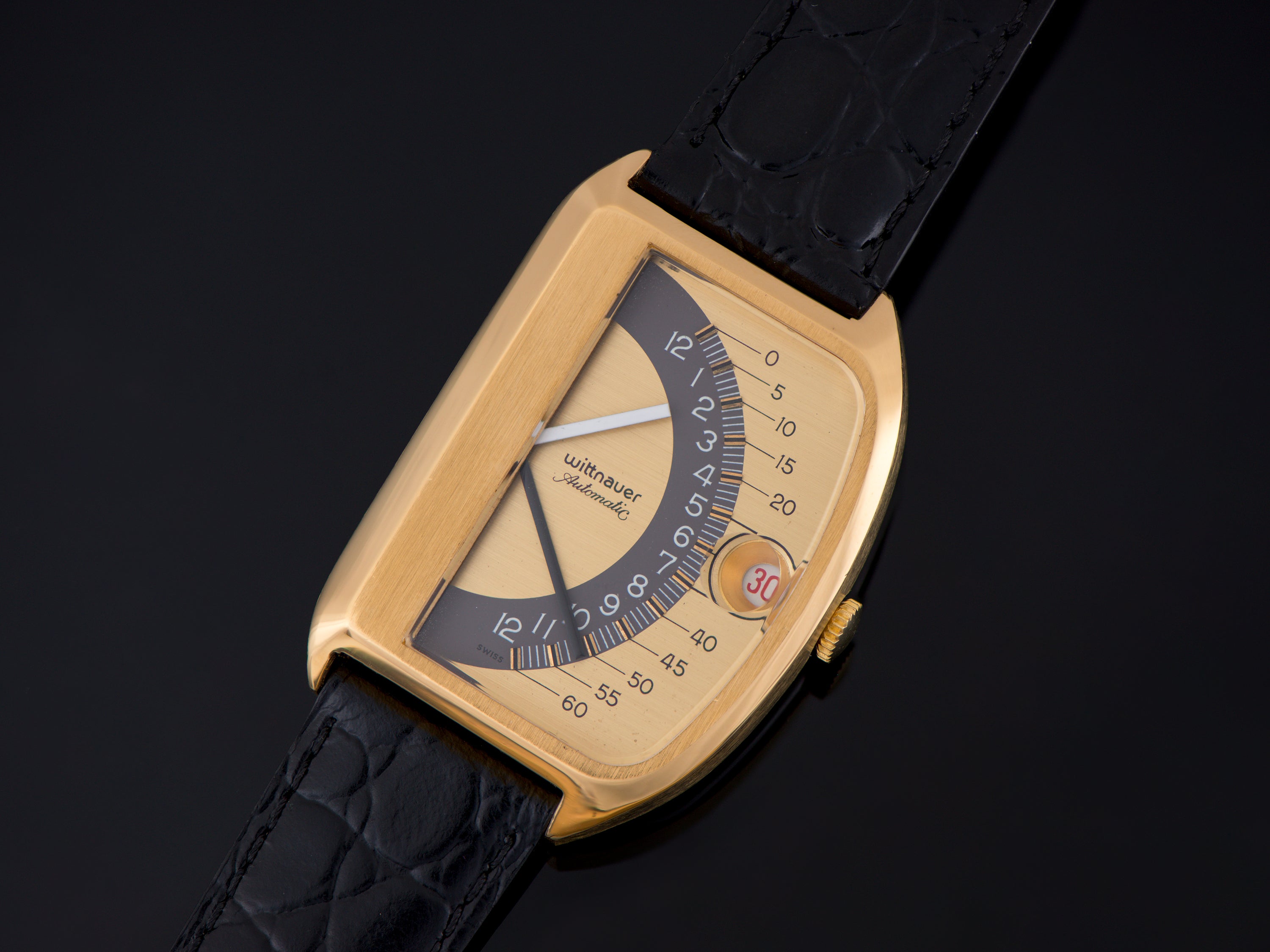 Wittnauer Futurama Gold Dial Watch | Unwind In Time