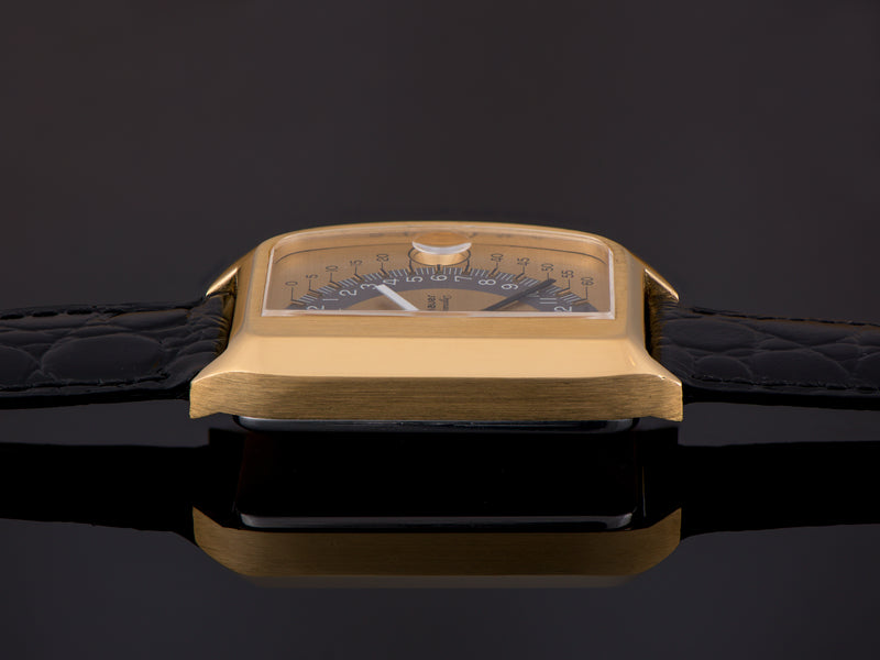 Wittnauer Futurama Gold Dial Watch