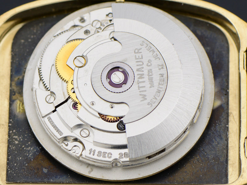 Wittnauer Futurama Black Dial Vintage Watch Automatic Movement