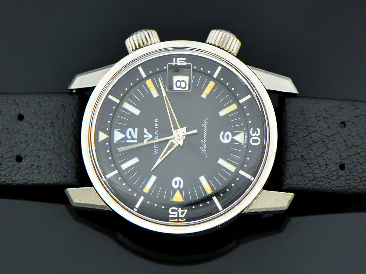 Wittnauer Watch Super Compressor Automatic Dive Watch Unwind In Time