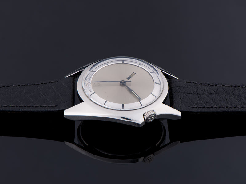 Zodiac Olympos Automatic Asymmetric Stainless Steel Mystery Dial Watch