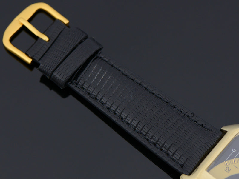 genuine Lizard Black watch band