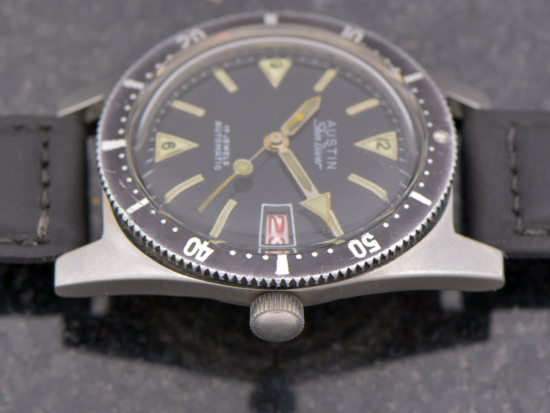 Austin Automatic Skin Diver With Unique Countdown Bezel by Unwind In Time 