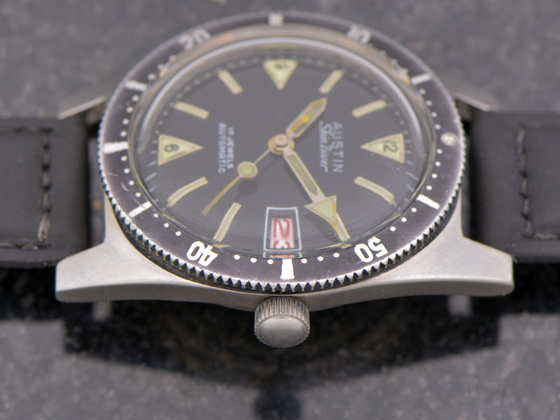 Austin Automatic Skin Diver With Unique Countdown Bezel from Unwind In Time 